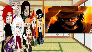 Onepiece  react to luffy/joyboy | Compilation | Demon Slayer | Gacha Club | Read Des