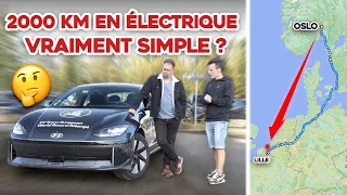 2000 km en voiture électrique - NOTRE EXPÉRIENCE en Hyundai IONIQ 6 !