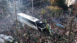 Chegada do time do Coritiba / Final