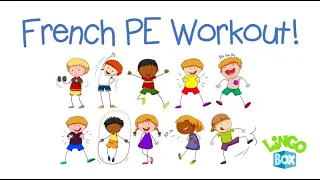 French Learning Live!  PE workout in French! French language learning for kids