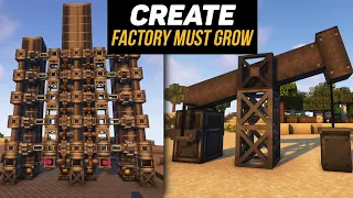 Гайд по Create: The Factory Must Grow 1.18.2 - 1.19.2 Нефть и двигатели.  (minecraft java edition)