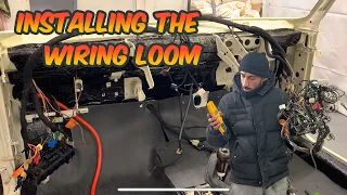 Installing the wiring loom: Wiring Loom Install in a Mk1 Caddy! - Episode 14 - - 1987 VW Caddy MK1