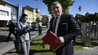 WATCH: Slovak Prime Minister Robert Fico shot and injured after meeting