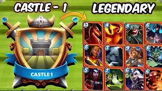 Trolling Opponents In Castle-1 With All Legendarys In One Deck! - Castle Crush