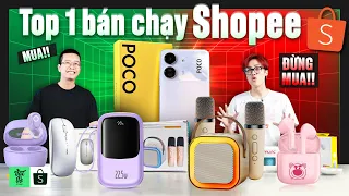 MUA VÀ KIỂM CHỨNG 10 đồ công nghệ TOP 1 BÁN CHẠY trên Shopee