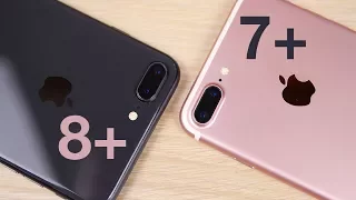 iPhone 8 Plus VS iPhone 7 Plus - сравнение 4K видео