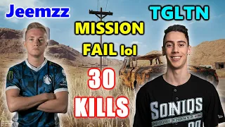 Team Liquid Jeemzz & TGLTN - 30 KILLS - MISSION FAIL lol - DUO vs SQUADS - PUBG