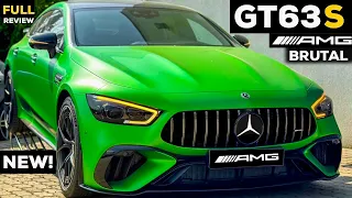 2023 MERCEDES AMG GT 63 S 4 Door NEW FACELIFT BRUTAL Sound V8 FULL In-Depth Review Exterior Interior