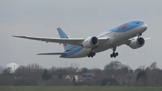 (4K) Plane spotting at Birmingham airport! 10 march 2018 - A380, 757, 787 and more
