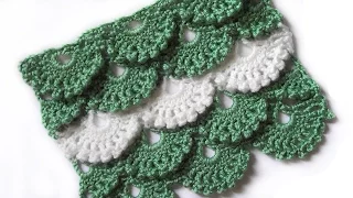 Crochet pattern Fans with frill