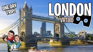 VR in London - one day trip | VR180 3D vlog