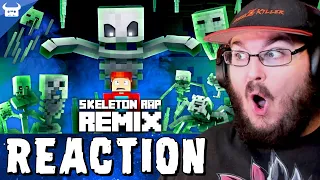 MINECRAFT SKELETON RAP REMIX | "I've Got A Bone" | Dan Bull Animated Music Video REACTION!!!