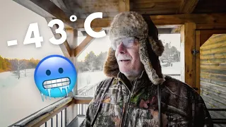 CANADA en INVIERNO ❄️ 🇨🇦 🥶 | Tormenta de Nieve y Llegamos a -43°C en esta Cabaña en el Bosque!