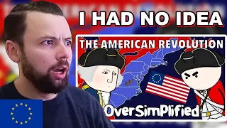 European Reacts: The American Revolution - OverSimplified (Part 1)