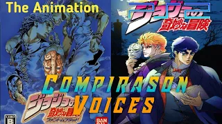 Jojo's bizarre adventure: Phantom Blood PS2 and The Animation Comparison