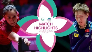 Wang Manyu vs Manika Batra | WS Group 2 | ITTF Men's and Women's World Cup Macao 2024