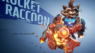 ROCKET RACOON THE BEST Marvel Rivals Alpha Gameplay