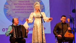 Выступление солистки РДК Татьяны Воробьёвой на конкурсе "Поёт село родное"