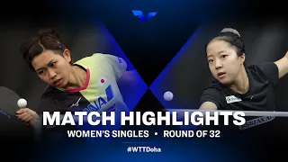 Sato Hitomi vs Shin Yubin | WTT Star Contender Doha 2021 | WS |  R32