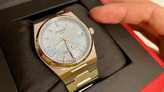 UNBOXING TISSOT PRX POWERMATIC 80 ~ Ice Blue  35mm