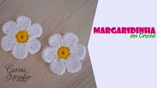 Margaridinha de Crochê por Carine Strieder