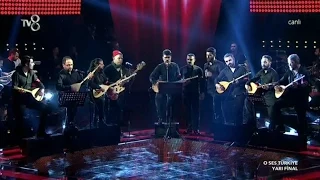 Gökhan ve Takımından Haydar Vs Kalsın Benim Davam - O Ses Türkiye Yarı Final 17 Şubat 2015