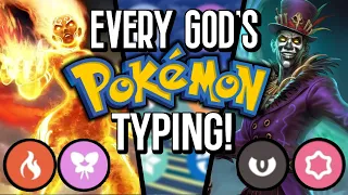 Every SMITE God's POKEMON TYPING Explained!