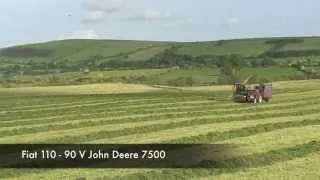 Silage 2012 Fiat 110 90 v John Deere 7500