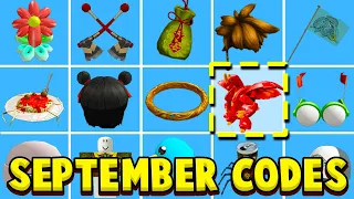 ALL NEW SEPTEMBER 2021 ROBLOX PROMO CODES! New Promo Code Working Free Items EVENTS (Not Expired)
