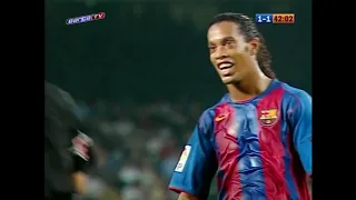 Ronaldinho vs Real Zaragoza - Home - La Liga - 2004/2005 - Matchday 4