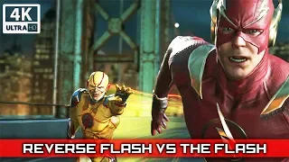 Reverse Flash Vs The Flash Fight Scene (Injustice 2) 4K 60FPS