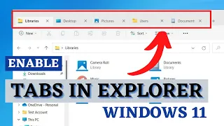 Tabs in File Explorer | Windows 11 New Features