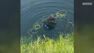 The search for a Stockton missing teen comes to an end 30 minutes into a diver's search