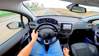 Peugeot 2008 I 1.2 e-HTP 110HP Manual (2015) POV Test Drive & Acceleration 0-100