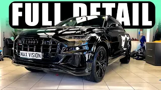 2020 Audi SQ8 - Full Detail - Non Metallic Gloss Black  - Interior & Exterior - Ceramic Protection