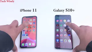 iPhone 11 vs Galaxy S10+ | Speed & Size Comparison