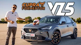 Cupra Formentor VZ5 2022, test on track and street