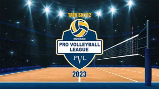 LIVE: Tata SK 712 Pro Volleyball League 2023 Final | TNT Vs Hunthar 🏐