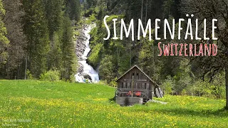 Best waterfalls in Switzerland - Simmenfälle Lenk 4K