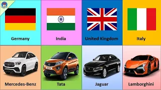 Cars From Different Countries | Car Brands By Country | Top 50 Cars | Car names by country | Car