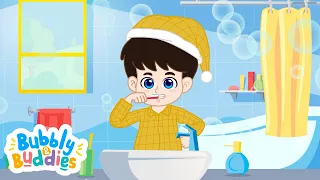 Good Morning Song⛅ | Q-dees Nursery Rhymes & Songs for Kids | Bubbly & Buddies