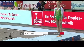 2024 Cottbus Cup Zhou Yaqin beam final (6.7+8.2)