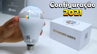 COMO CONFIGURAR LÂMPADA CÂMERA VR CAM 380 PRO💡 2021