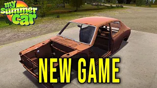 STARTING A NEW GAME - FIRST STEPS AT THE BEGINNING (WITHOUT MODS) - My Summer Car Story [S4] #168