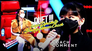 Coach Nyanyi Bareng Team Yura & Rizky | Battle Round | The Voice Kids Indonesia Season 4 GTV 2021