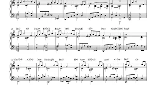 Bewitched, Bothered and Bewildered. Arranged for solo piano, with music sheet.