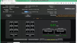 999dice.com, 999doge.com Профит 50 000 рублей!  Учитесь! Сделаем 180 тыс. руб!