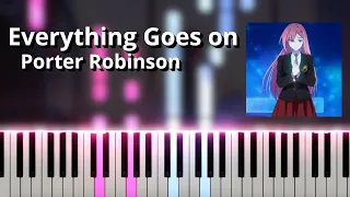 Everything Goes On - Porter Robinson 『Star Guardian 2022』 (Piano Tutorial)