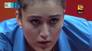 Long Pimple Commonwealth Games Champion | Manika Batra IND vs Yu Mengyu SGP |Women's Singles Final
