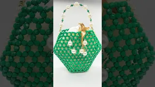 BeadBeauty creations handmade beaded bag tutorial @Beadbeauty